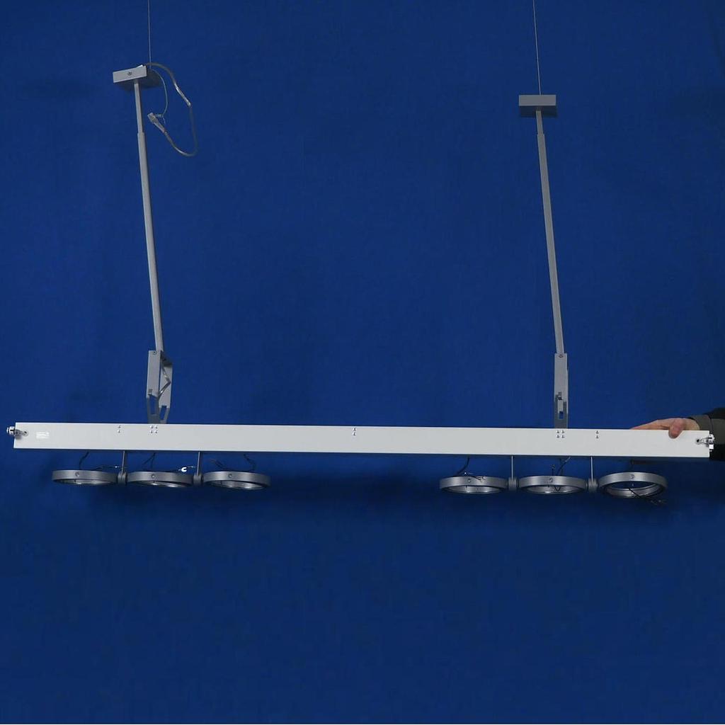 [999LIG1283] Fittings from hanging light 'Christo VI Long' by Wever & Ducré