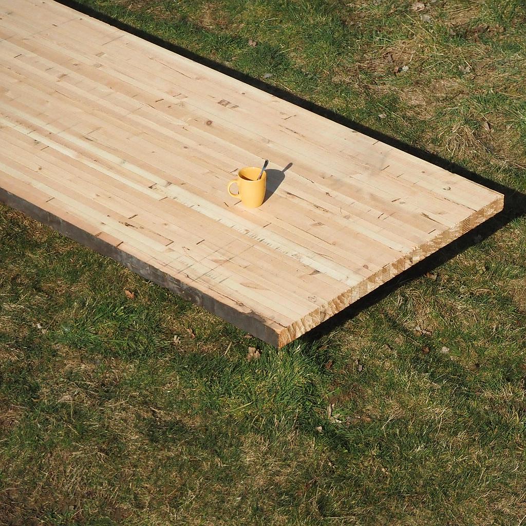 Glued laminated timber panel (L. min 505 x W. 97 cm)