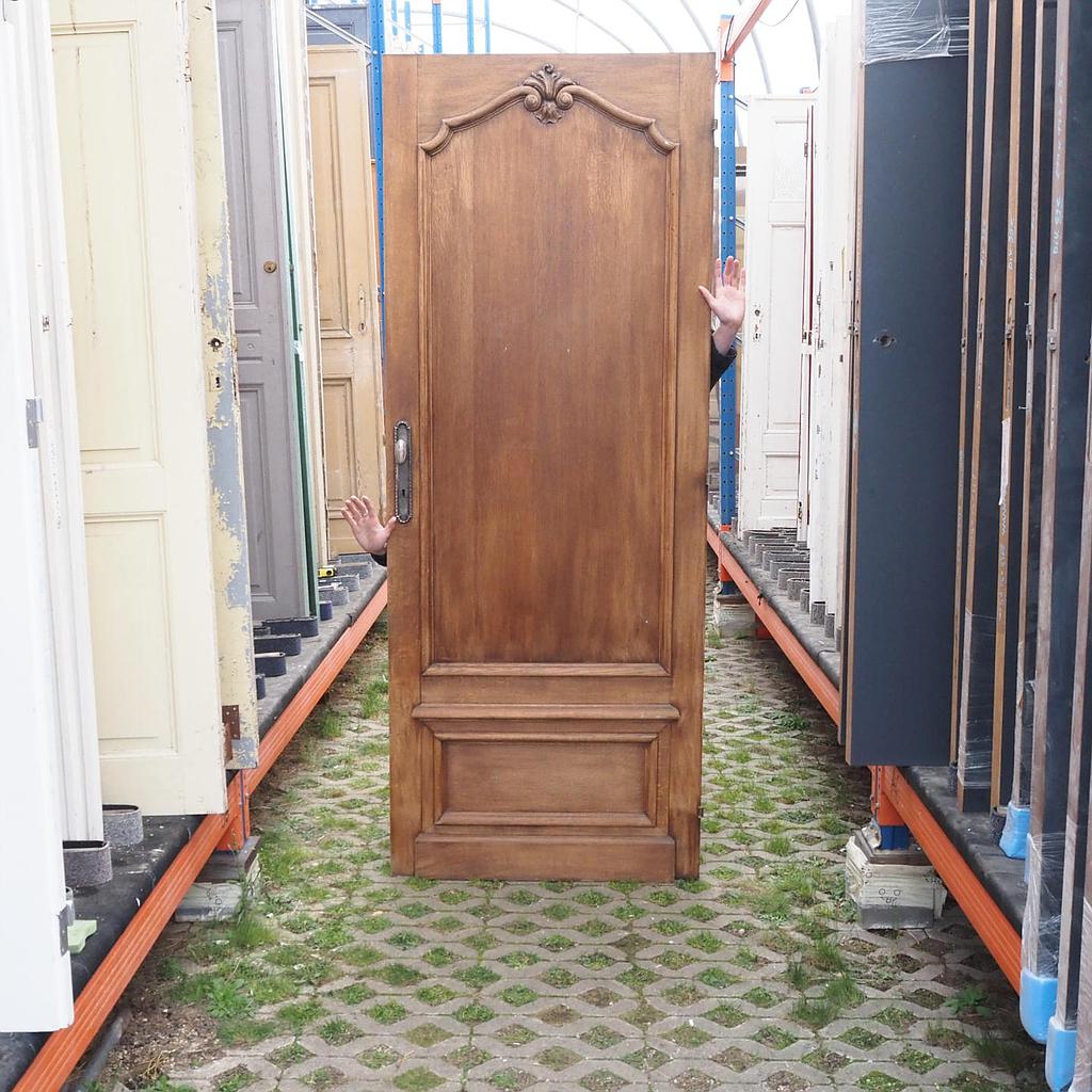 Door in solid oak (H. 236,5 cm x W. 91,7 cm) - Left
