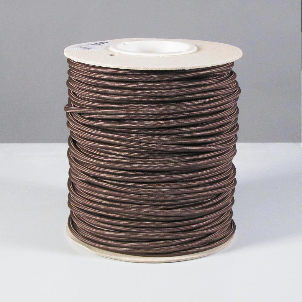 [998LIG610] Electrical textile cable 3*0,75 (CHOCOLATE)