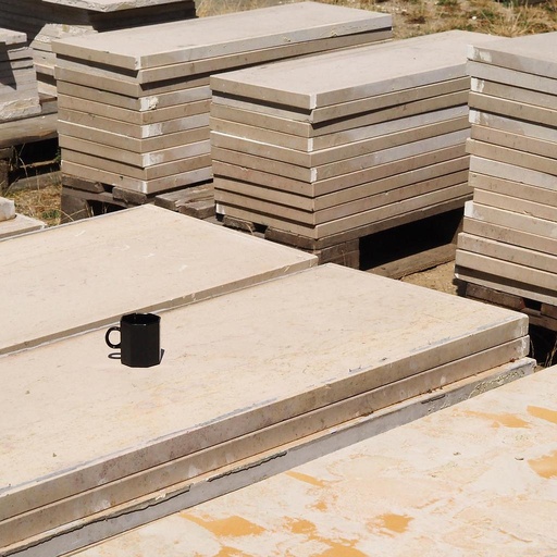 [226FLO001] Lunel Clair marble slabs (various sizes) - Only available in our physical shop