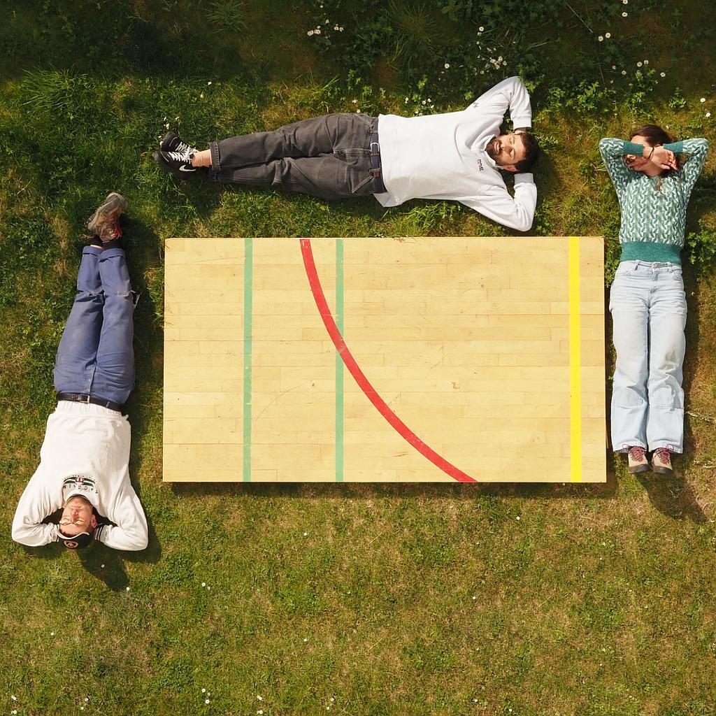 Gymnasium panel in varnished solid beech (222 x 122 cm) - Sold per panel