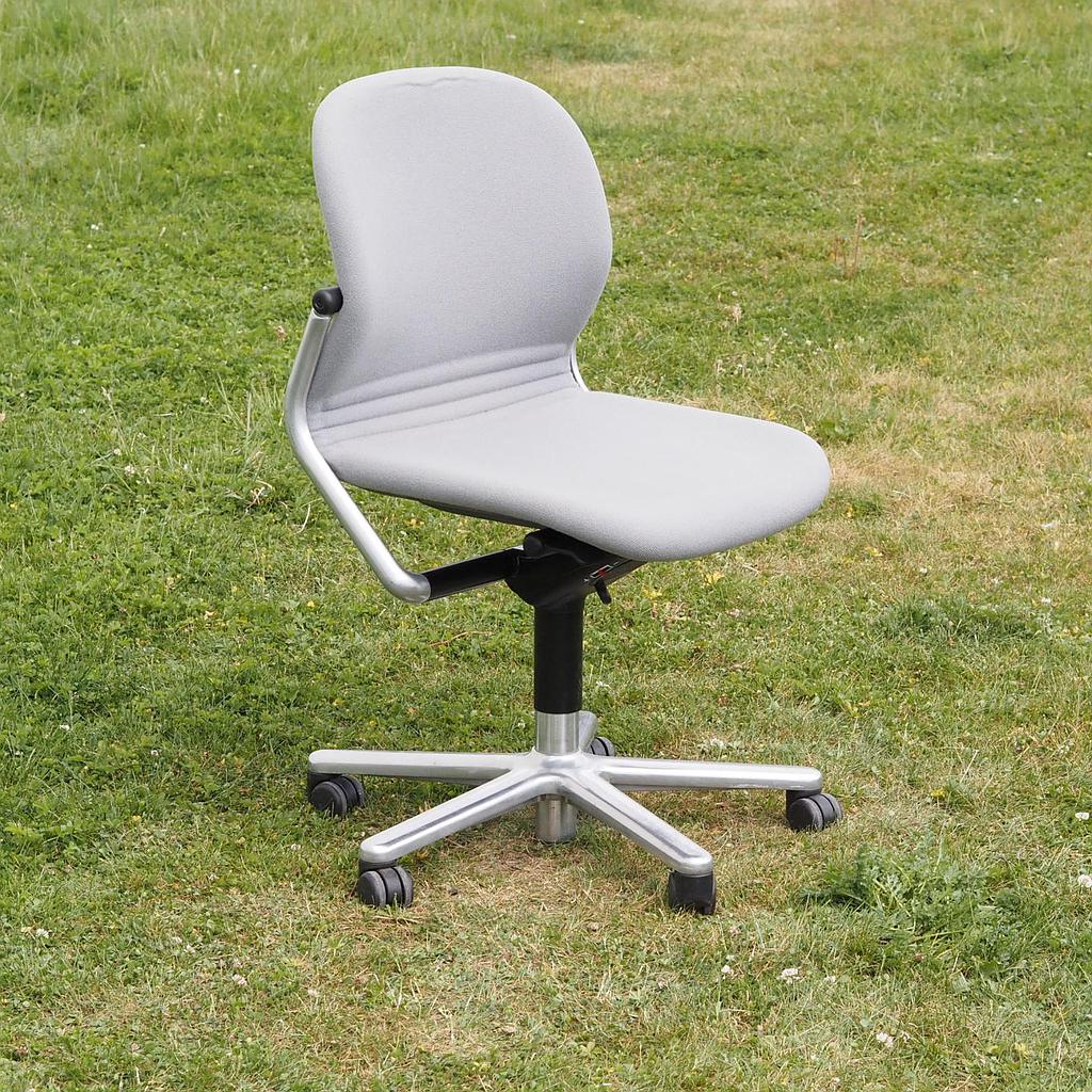 Swivel office chair 'FS 211/8' by Klaus Franck &amp; Werner Sauer for Wilkhahn (ca. 1980) - Grey