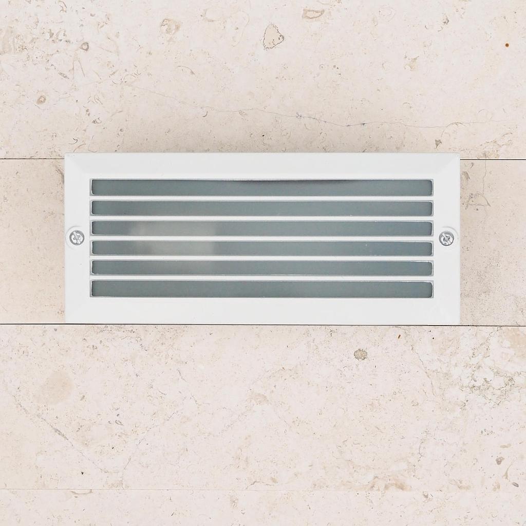 [999LIG1319] Outdoor recessed wall light 'Elegance' - White (IP44)