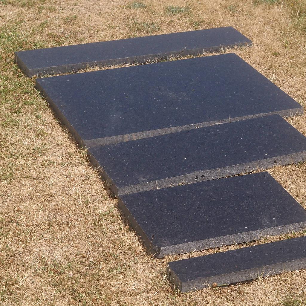 Black granite slabs - Only in our physical shop