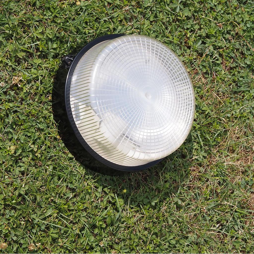 [999LIG1346] Wall/Ceiling light by Legrand in polycarbonate with porcelain socket (E27)