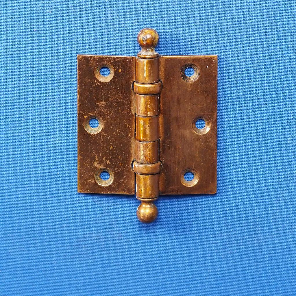 Door hinge in steel with copper finish by RS Belgium