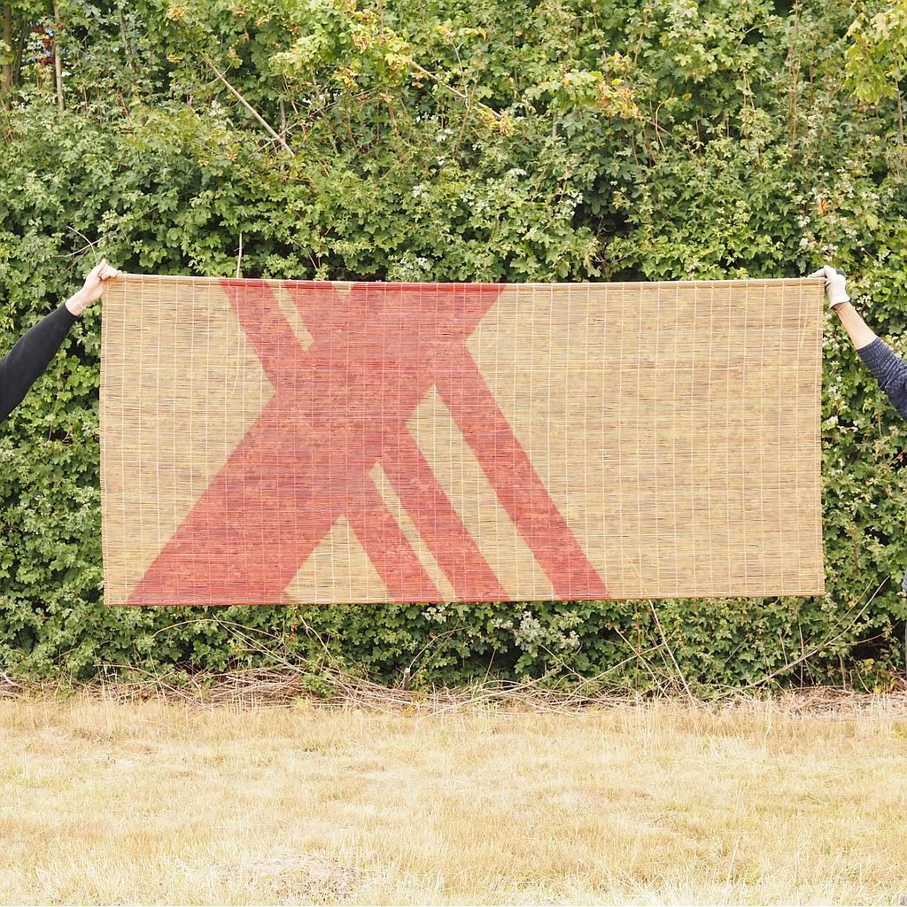 Bamboo screen by Christophe Gevers from the Générale de Banque