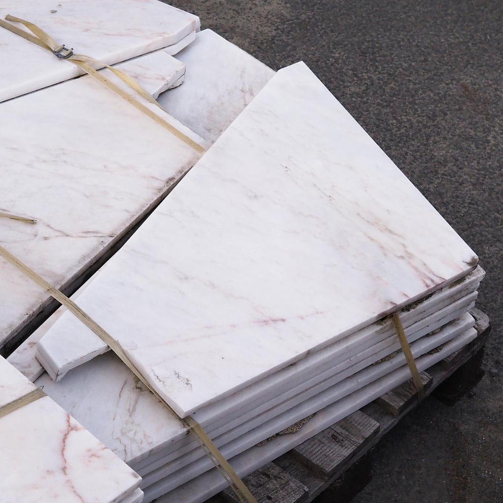 Skyros white marble slabs (various shapes) - Only available in our physical shop