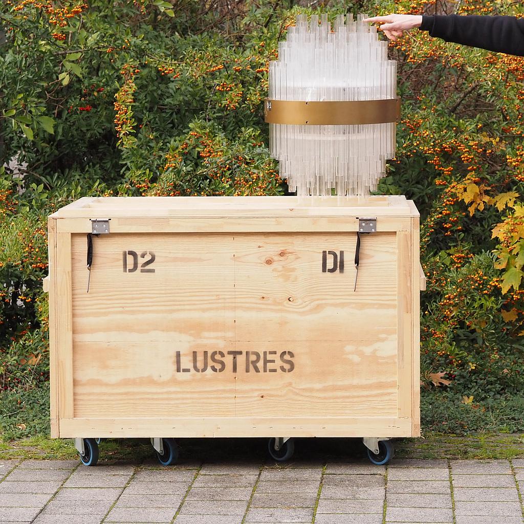 Box of 2 chandeliers 'Carmen' from La Monnaie/De Munt