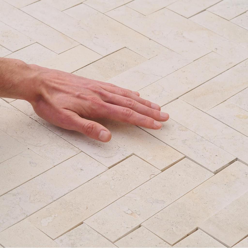 Pavers cut from reclaimed stone slabs (various natural stones) - Only available in our physical shop