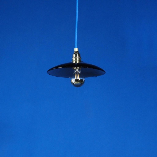 [334LIG007] Hanging light 'Pipo' with glass lampshade from Emery&Cie - Clear smoked