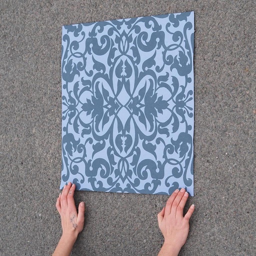 [334CLA006] Set of wallpaper 'Orphée' by Emery&Cie (3,38 m²) - Blue