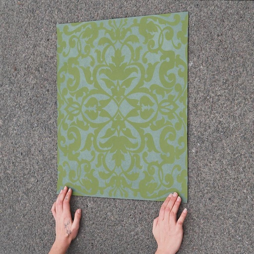 [334CLA007] Set of wallpaper 'Orphée' by Emery&Cie (3,38 m²) - Dark green