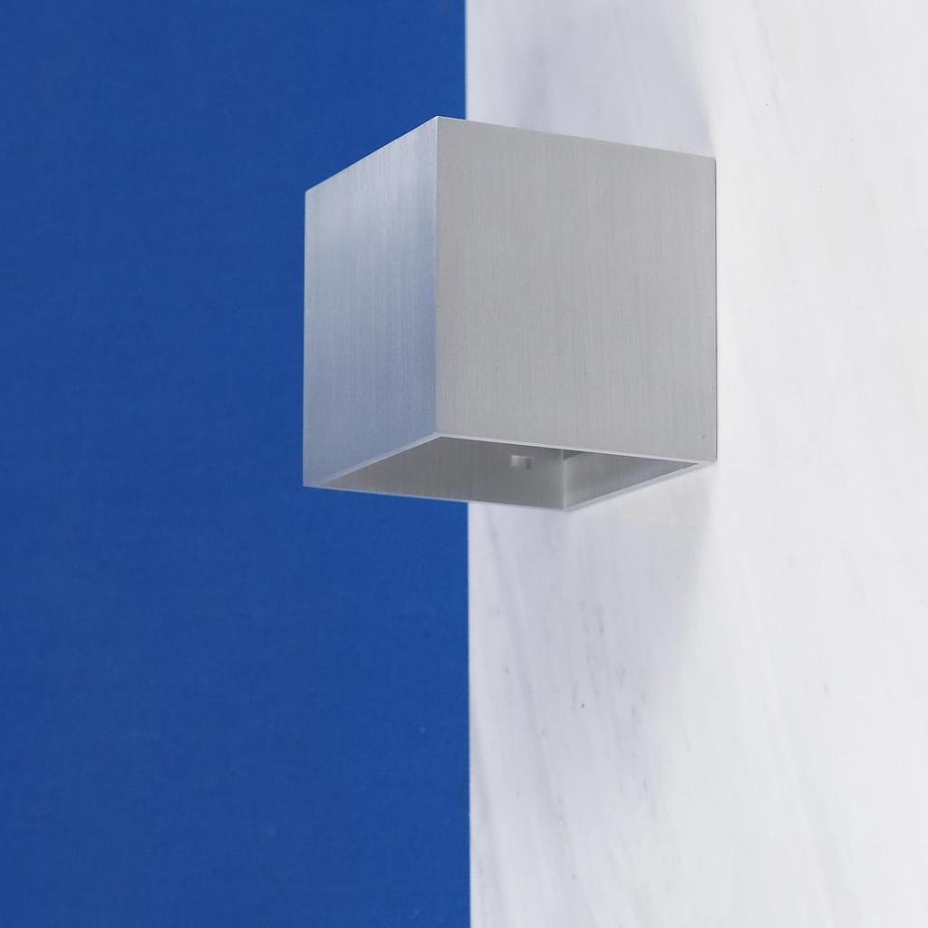 [999LIG1374] Wall light 'Box III' by Wever & Ducré (IP20) - Brushed
