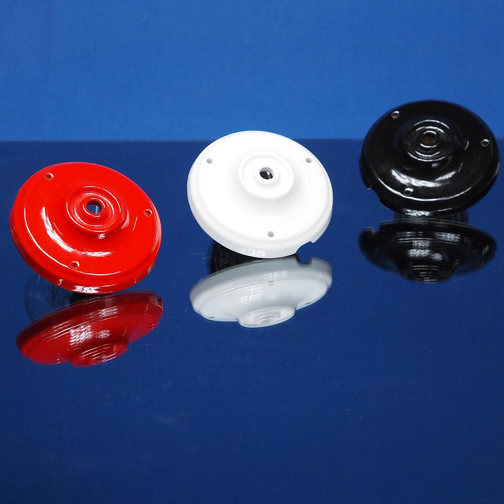 Ceiling cap in gloss porcelain by Belucca (various colors)