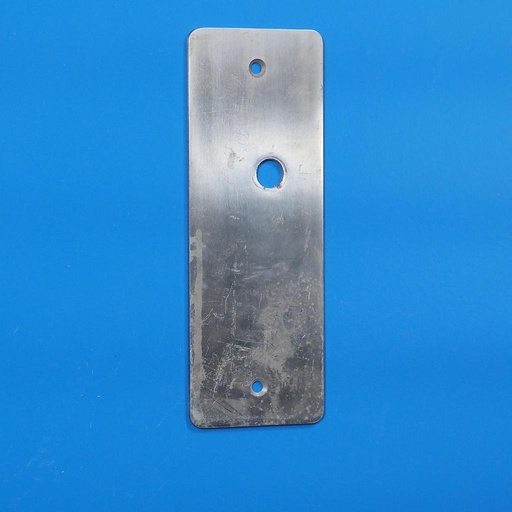 [005HAR246] Single handle plate in chrome-plated brass from the Générale de Banque (Left)