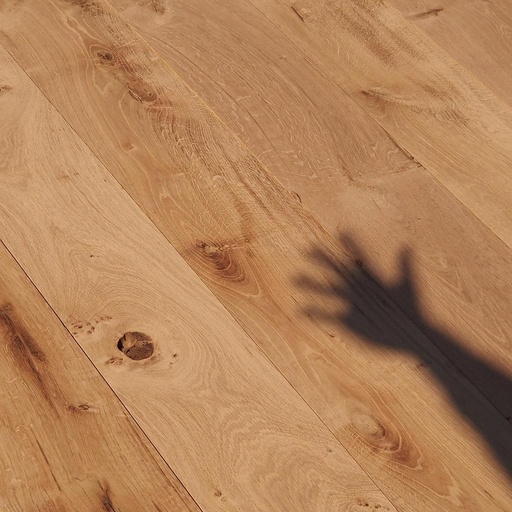 [999FLO183M2] Solid oak parquet with singularities (W. 19 cm) - Sold per m2