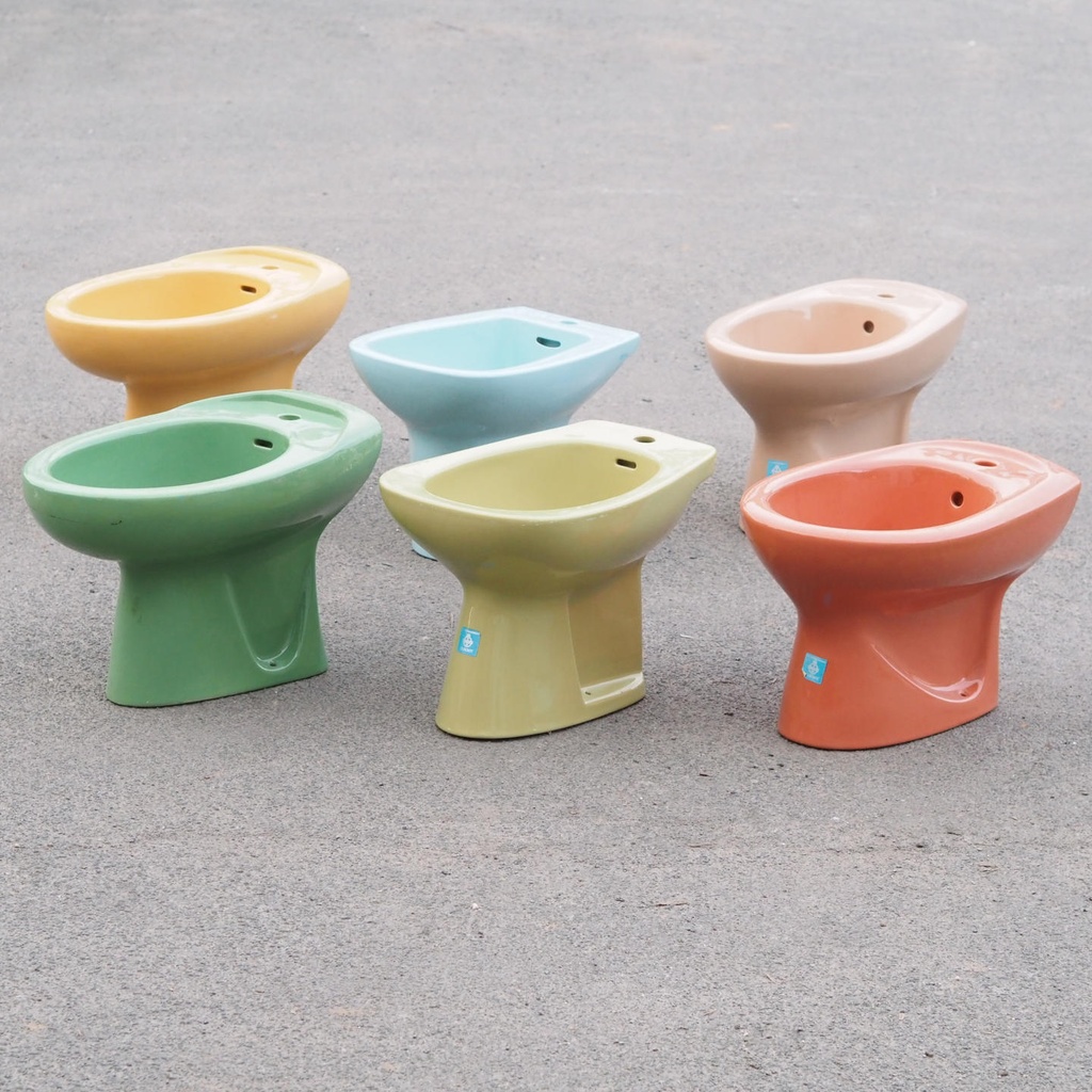 [237SAN005] Bathroom bidet in glazed porcelain by Villeroy & Boch (various colors & dimensions) - Only available in our physical shop