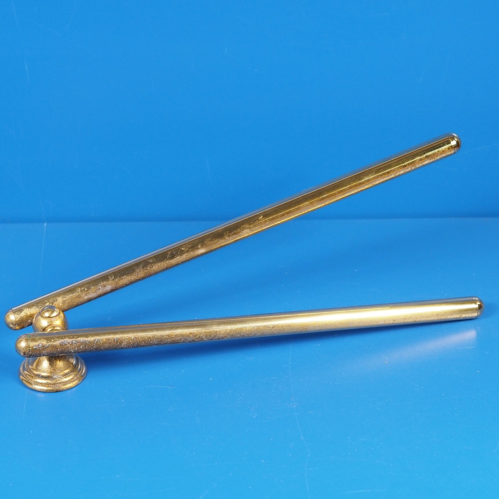 [999SAN1062] Swivel towel rail in brass