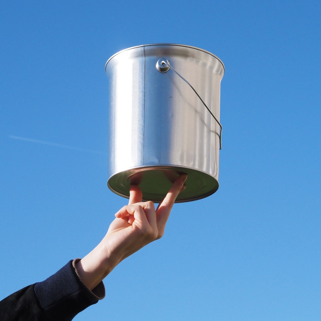 [334OBJ001] Paint can in tinplate with lid (5L)