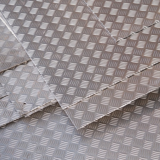 [999TEC050] Aluminium checker plate (various sizes) - Only available in our physical shop