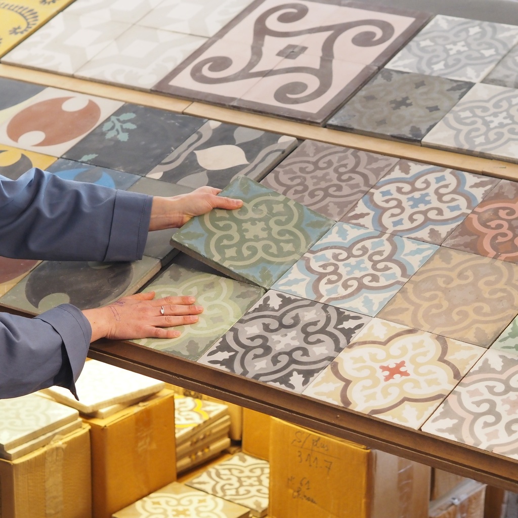 [334CLA011] Handmade tiles by Emery&Cie (various sizes, shapes & patterns) - Only available in our physical shop
