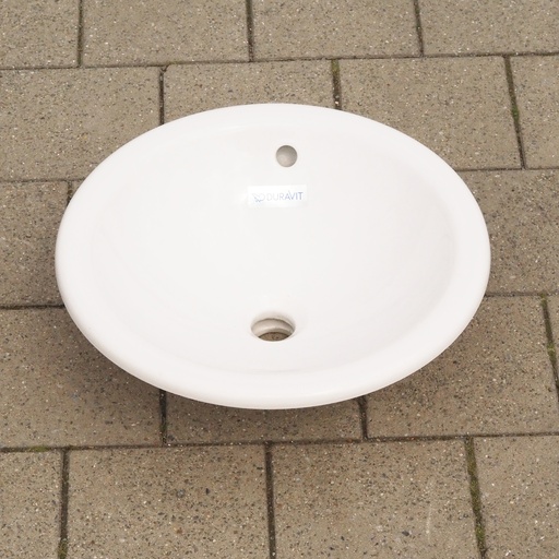 [239SAN029] Inset basin in glazed ceramic by Duravit (⌀ 47 cm)