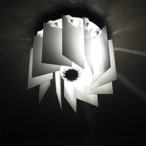 [999LIG1405] Wall/ceiling light 'Jules' in steel