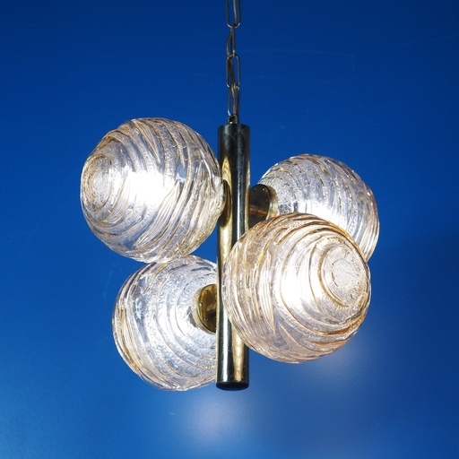 [999LIG1407] Hanging light in textured glass