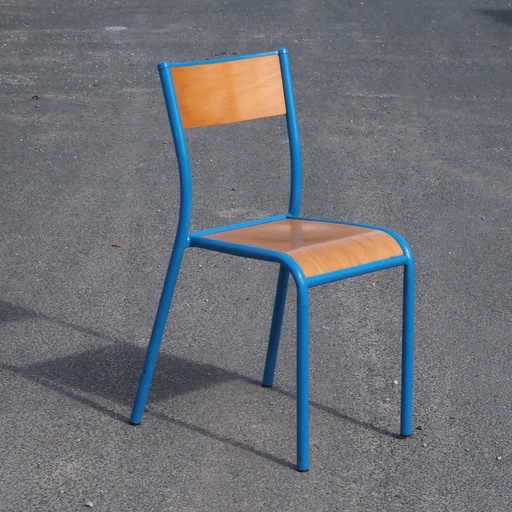 [337FUR001] Stackable chair '510' by Mullca