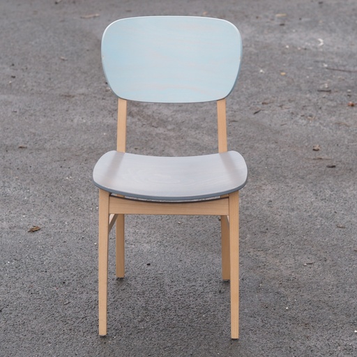 [968FUR54982_SKY_BLU] Chair 'Cup Cup' by Luc Vincent for Z-Editions (Sky blue/Blue)