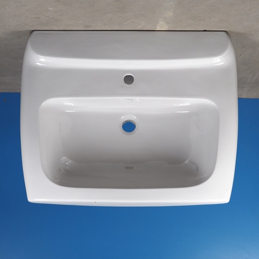 [999SAN912] Large sink in glazed grey ceramic