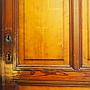 Door in varnished wood (H. 229 x W. 92.2 cm) - Right