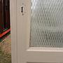 Solid wooden door with glass panels (H. 224,5 cm x W. 82,6 cm) - Right (copy)