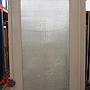 Solid wooden door with glass panels (H. 235,3 cm x W. 74,5 cm) - Right
