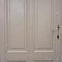 Solid wooden door with glass panels (H. 225,3 cm x W. 83,5 cm) - Left