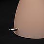 Wall or ceiling light in pink frosted glass by M. Mengotti & S. Prandina for Prandina