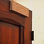 Varnished door in solid pine (H. 231 x W. 90/91 cm) - Left