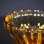 Night light 'Madeleine' in brass and glass