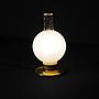 Night light 'Tristan' in brass and frosted glass