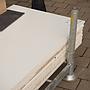 Batch of white laminated panels in particle board (13 pc.)