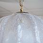 Hanging light in speckled Murano glass