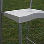 Counter chair 'Hi-Glob' by Philippe Starck for Kartell (ca. 1988) - Light grey