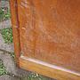 Door in wood and textured glass (H. 204,5 x W. 72 cm) - Left