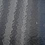 Double door in painted wood and textured glass (H. 237 x Total W. 196 cm) - Left
