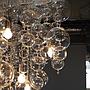 Large chandelier with glass bubbles