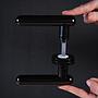 Door handle 'Boma' by Olivari, Italy (ca. 1980) - Black