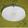 Ceiling light 'MI5223' in frosted textured glass by Milan - White