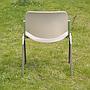 Stackable chair 'DSC 106' by Giancarlo Piretti for Anonima Castelli (ca. 1965) - Offwhite